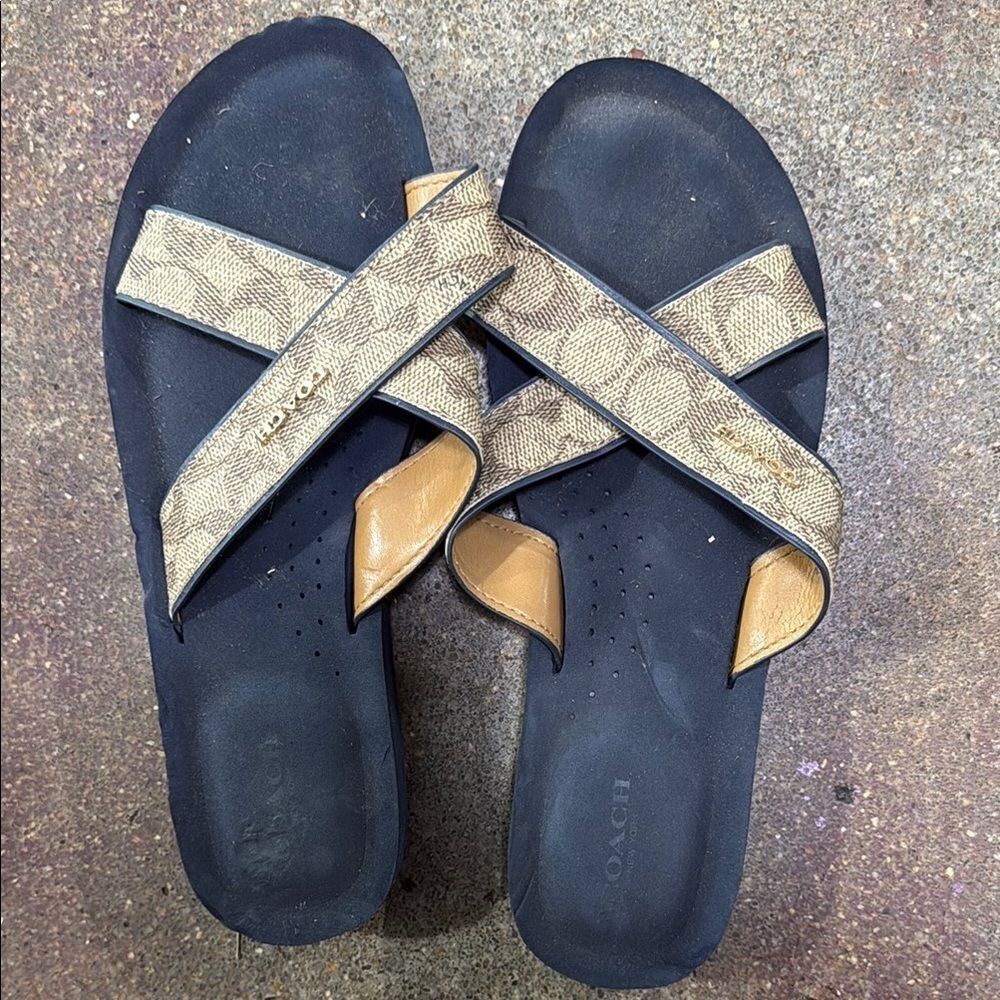 Coach Monogram Slide Sandals - Picture 3 of 4